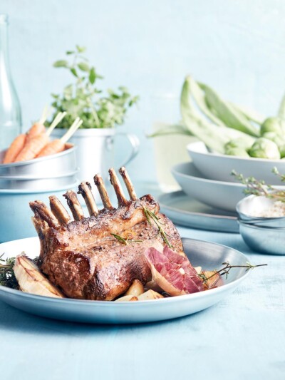 Yummi Lammrack BBQ Lammrack mit Gemüse